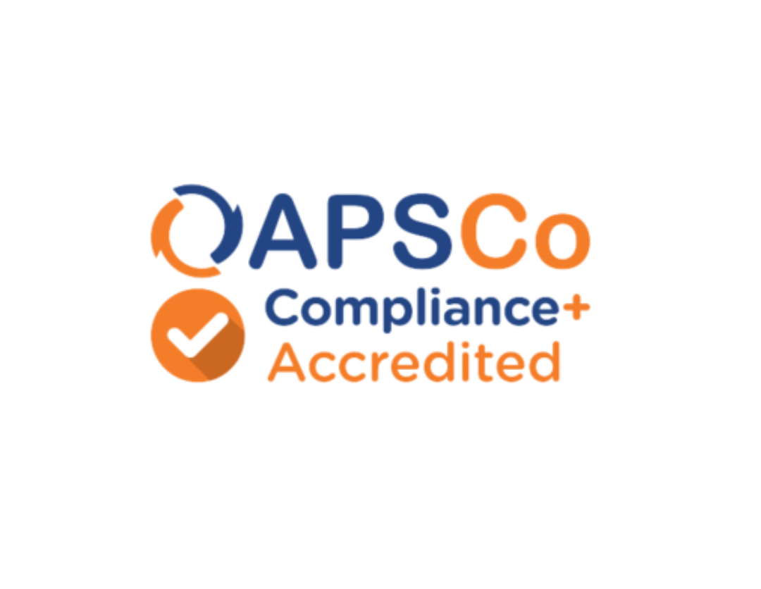APSCo Compliance+ Accredited Logo